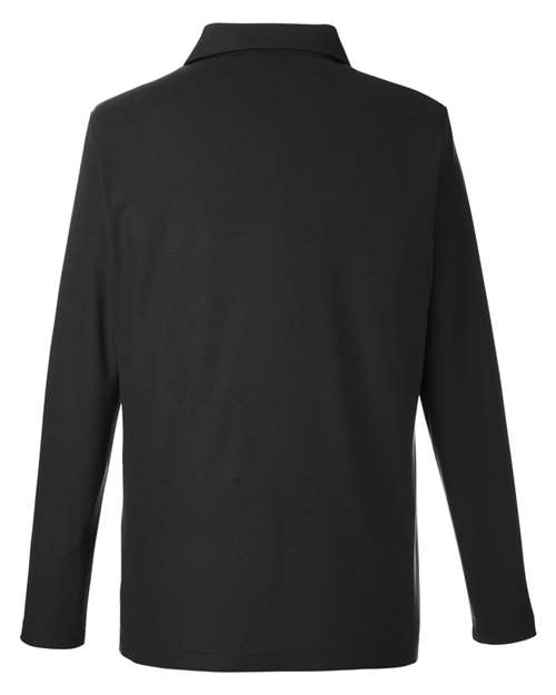CORE365 Men's Fusion ChromaSoft™ Long Sleeve Pique Polo - Image 5