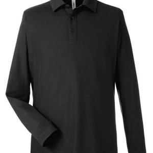 Alternative view of CORE365 Men's Fusion ChromaSoft™ Long Sleeve Pique Polo