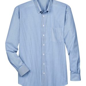 Alternative view of Devon & Jones Men's Crown Collection® Banker Stripe Woven Dress Shirt