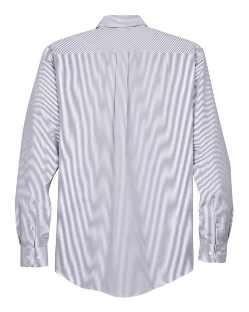 Devon & Jones Men's Crown Collection® Banker Stripe Woven Dress Shirt - Image 5