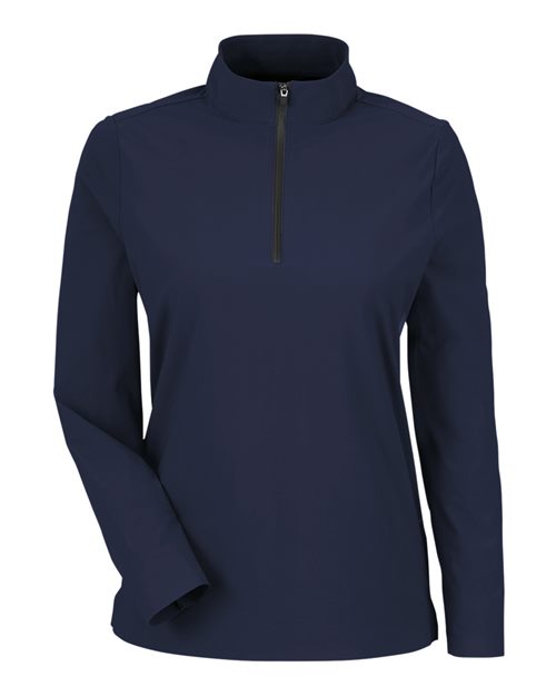 Devon & Jones Women's CrownLux Performance® Windsor Welded Quarter-Zip Pullover - Image 4