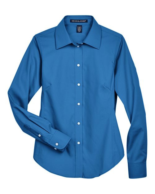 Devon & Jones Women's Crown Collection® Oxford Woven Dress Shirt - Image 2