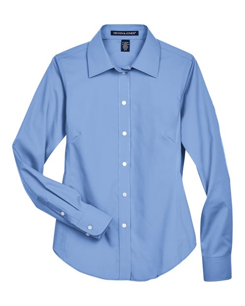 Devon & Jones Women's Crown Collection® Oxford Woven Dress Shirt - Image 3