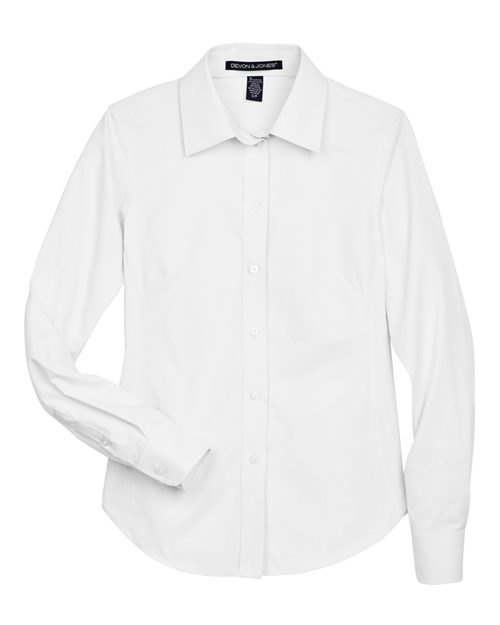 Devon & Jones Women's Crown Collection® Oxford Woven Dress Shirt - Image 4