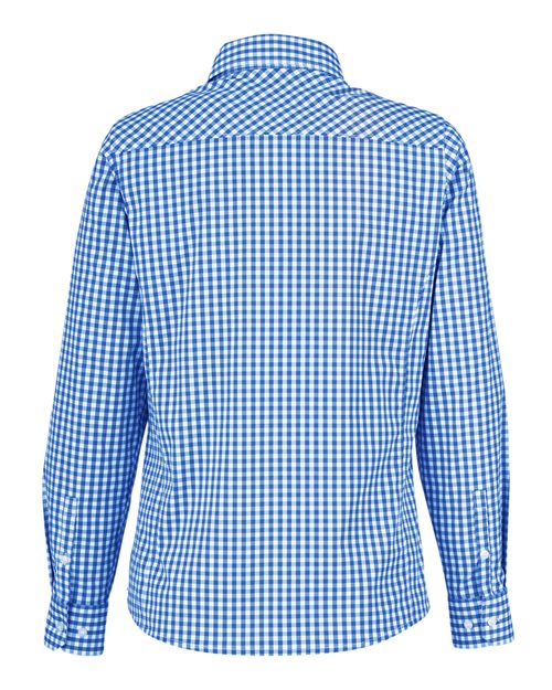 Devon & Jones Women's CrownLux Performance® Gingham Dress Shirt - Image 5