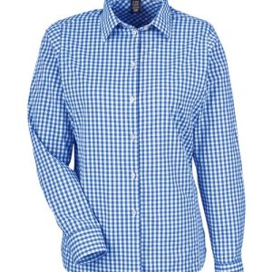 Alternative view of Devon & Jones Women's CrownLux Performance® Gingham Dress Shirt
