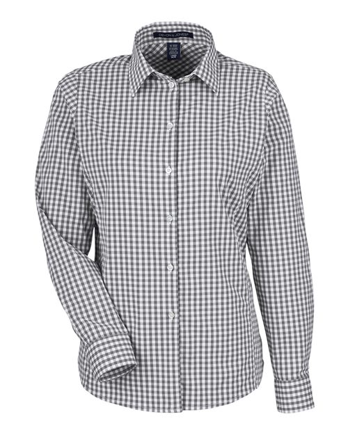Devon & Jones Women's CrownLux Performance® Gingham Dress Shirt - Image 3