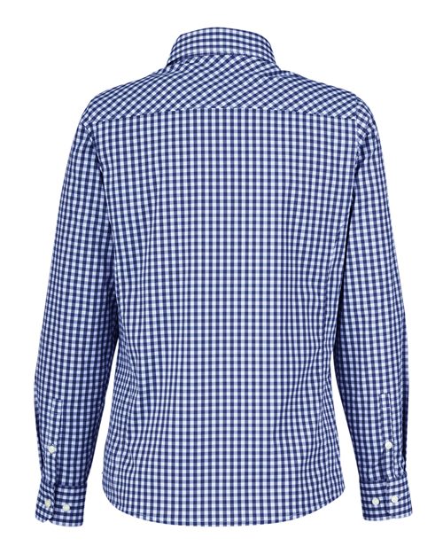 Devon & Jones Women's CrownLux Performance® Gingham Dress Shirt - Image 7