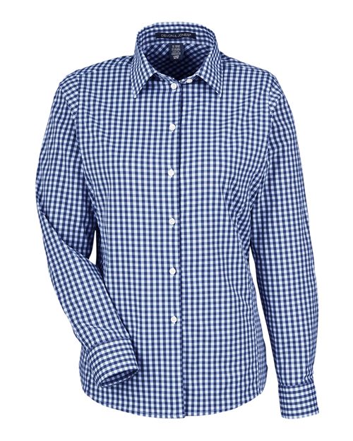 Devon & Jones Women's CrownLux Performance® Gingham Dress Shirt - Image 4