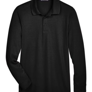 Alternative view of Devon & Jones Men's Tall CrownLux Performance® Plaited Long Sleeve Polo