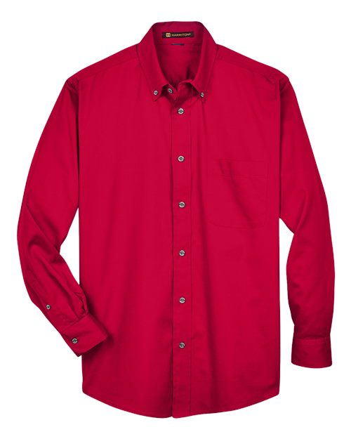 Harriton Men's Easy Blend™ Twill Shirt - Image 7