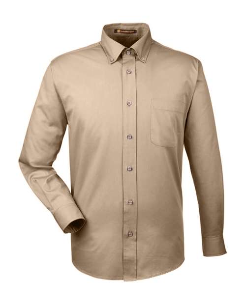 Harriton Men's Easy Blend™ Twill Shirt - Image 8