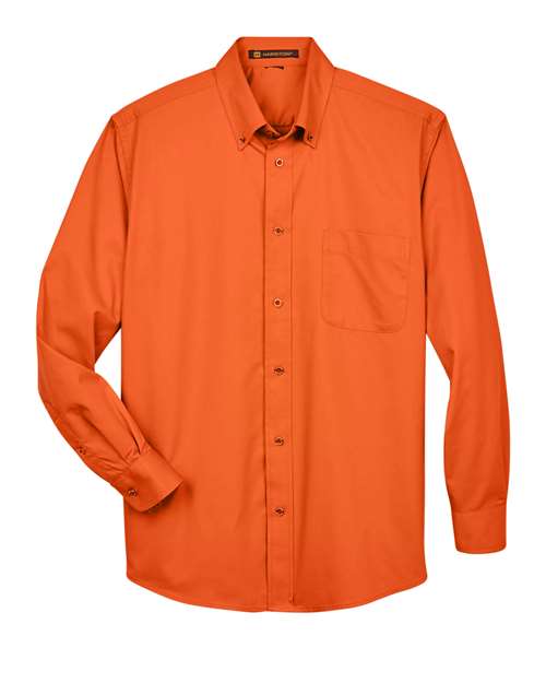 Harriton Men's Easy Blend™ Twill Shirt - Image 9