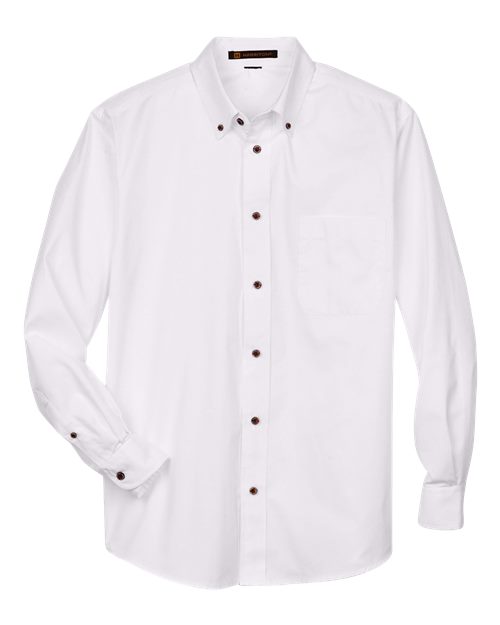 Harriton Men's Easy Blend™ Twill Shirt - Image 10