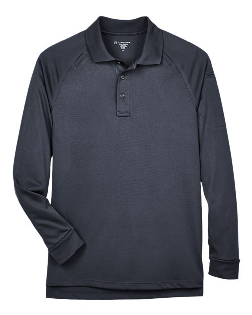 Harriton Men's Advantage Long Sleeve Tactical Polo - Image 3