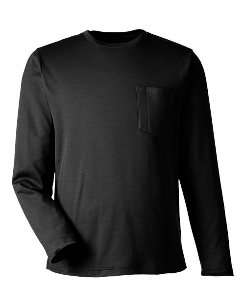 Harriton Unisex Charge Snag and Soil Protect Long Sleeve T-Shirt - Image 2