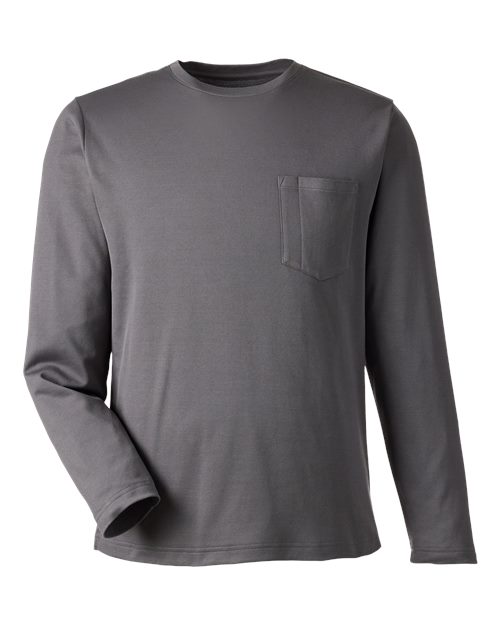 Harriton Unisex Charge Snag and Soil Protect Long Sleeve T-Shirt - Image 3