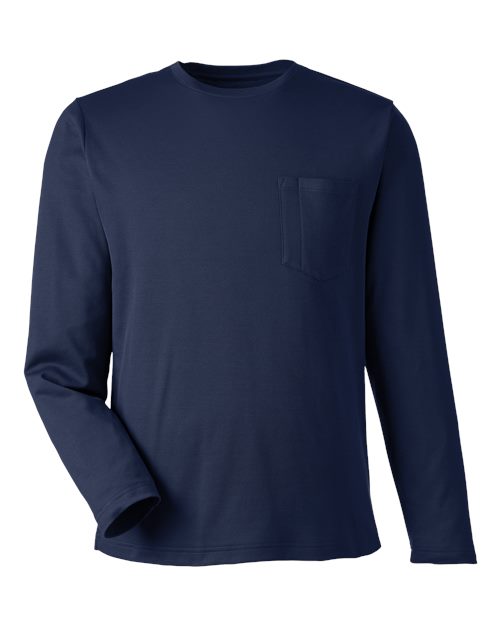 Harriton Unisex Charge Snag and Soil Protect Long Sleeve T-Shirt - Image 4