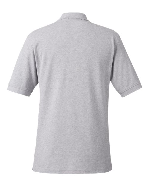 Harriton Men's Pique Polo - Image 6