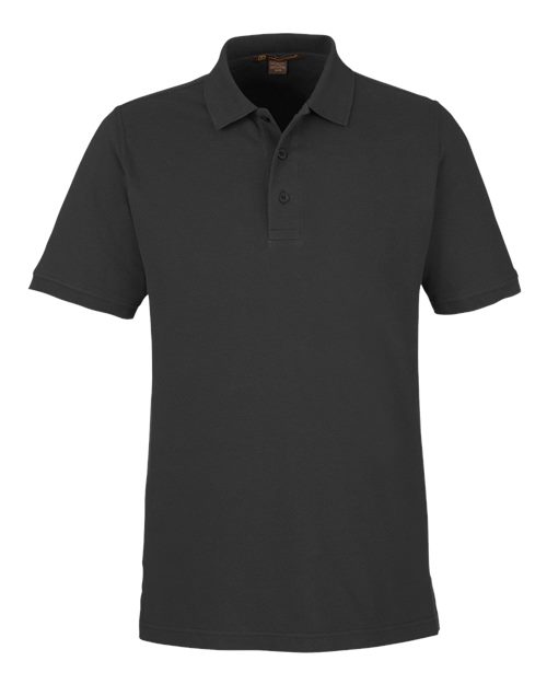 Harriton Men's Valiant Cotton Snag Protect Polo - Image 2