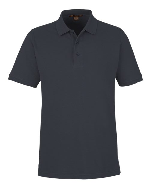 Harriton Men's Valiant Cotton Snag Protect Polo - Image 3