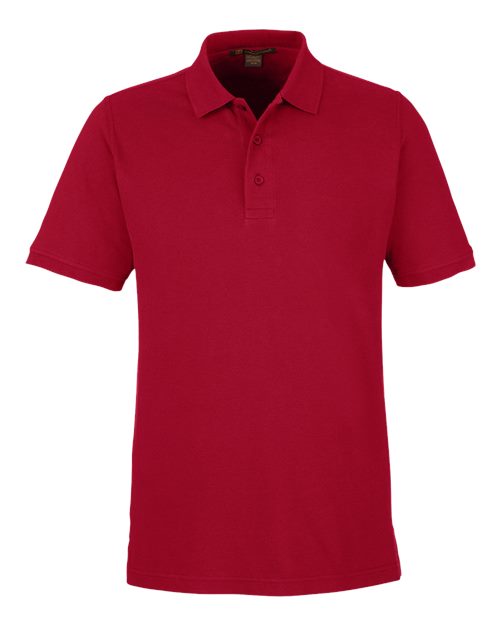 Harriton Men's Valiant Cotton Snag Protect Polo - Image 5
