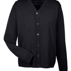 Alternative view of Harriton Men's Pilbloc™ V-Neck Button Cardigan Sweater