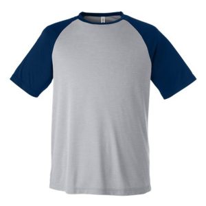 Alternative view of Team 365 Unisex Zone Colorblock Raglan T-Shirt