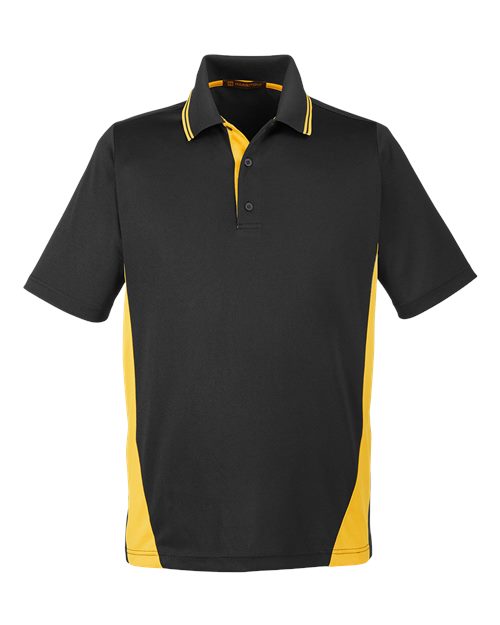 Harriton Men's Flash Snag Protection Plus IL Colorblock Polo - Image 3