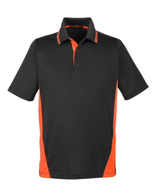 Harriton Men's Flash Snag Protection Plus IL Colorblock Polo - Image 4