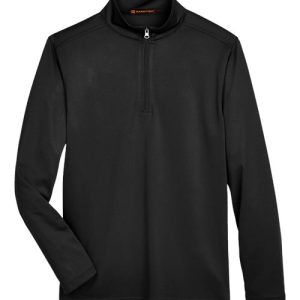 Alternative view of Harriton Men's Advantage Snag Protection Plus Quarter-Zip Pullover