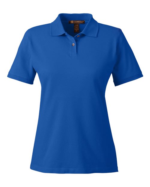 Harriton Women's Cotton Polo - Image 2