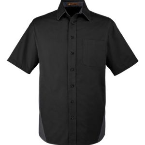 Alternative view of Harriton Men's Flash IL Colorblock Shirt