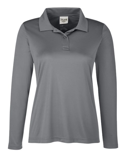 Team 365 Women's Zone Performance Long Sleeve Polo - Image 5