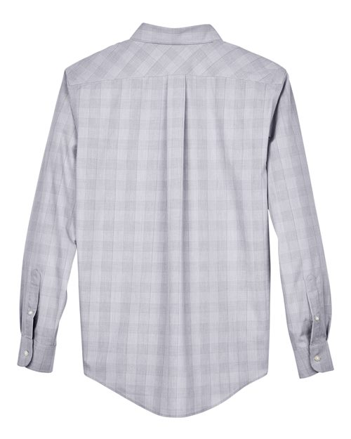 Devon & Jones Men's Crown Collection® Glen Plaid Woven Dress Shirt - Image 4