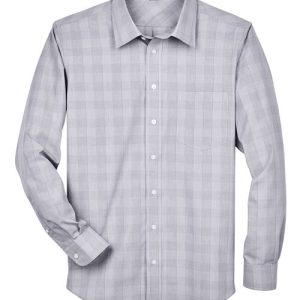 Alternative view of Devon & Jones Men's Crown Collection® Glen Plaid Woven Dress Shirt