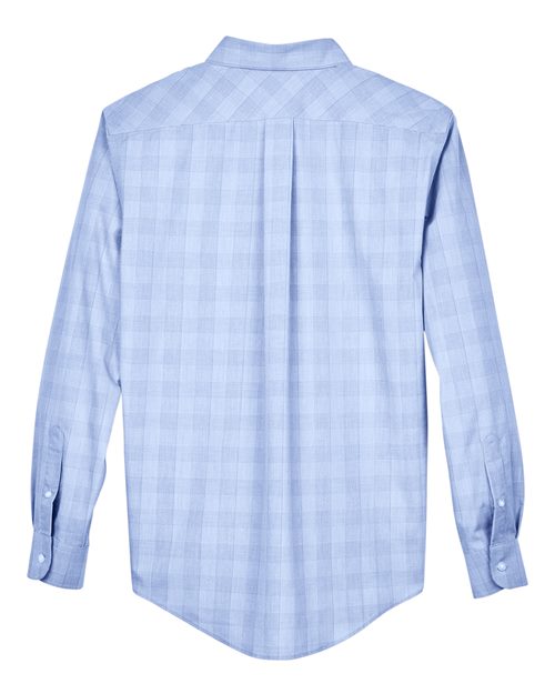 Devon & Jones Men's Crown Collection® Glen Plaid Woven Dress Shirt - Image 5