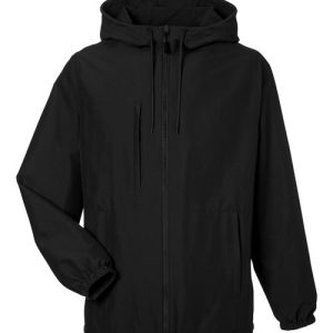 Alternative view of Harriton Unisex Flex Twill Hooded Jacket