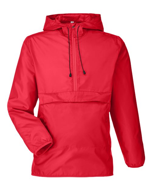 Team 365 Unisex Zone Protect Packable Anorak Jacket - Image 5