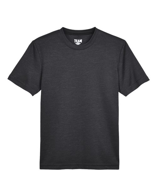 Team 365 Youth Sonic Heather Performance T-Shirt - Image 3
