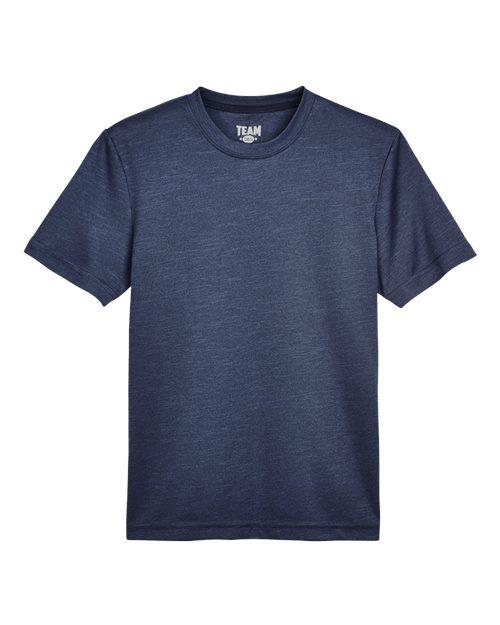 Team 365 Youth Sonic Heather Performance T-Shirt - Image 5