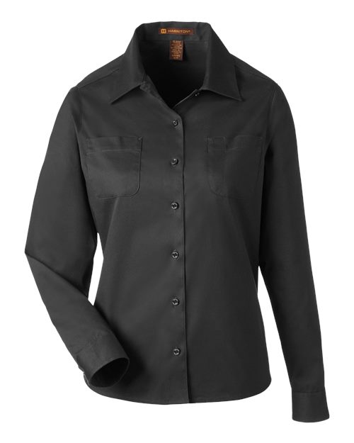 Harriton Women's Advantage IL Workshirt - Image 3