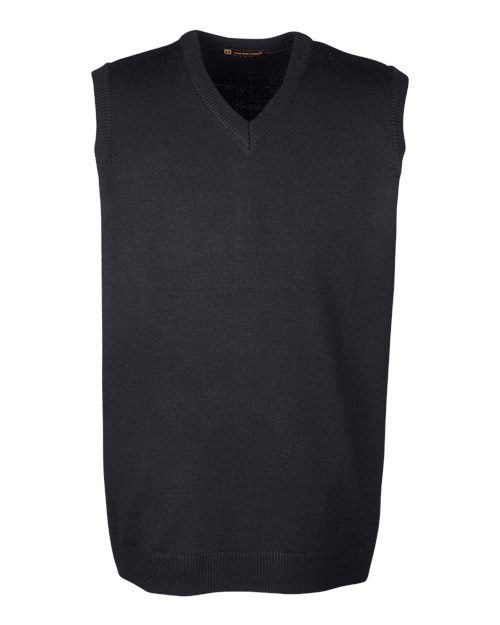 Harriton Men's Pilbloc™ V-Neck Sweater Vest - Image 2