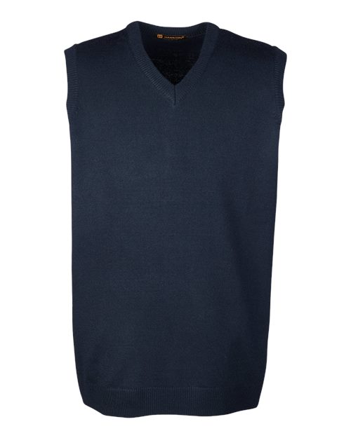 Harriton Men's Pilbloc™ V-Neck Sweater Vest - Image 3