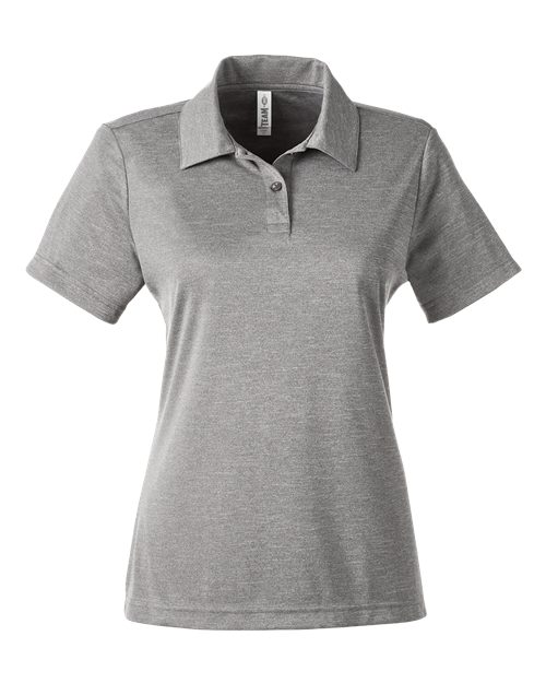 Team 365 Women's Zone Sonic Heather Performance Polo - Image 2