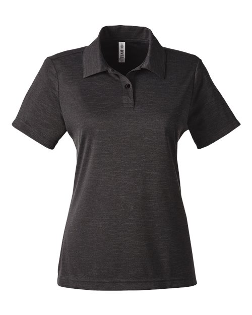 Team 365 Women's Zone Sonic Heather Performance Polo - Image 3
