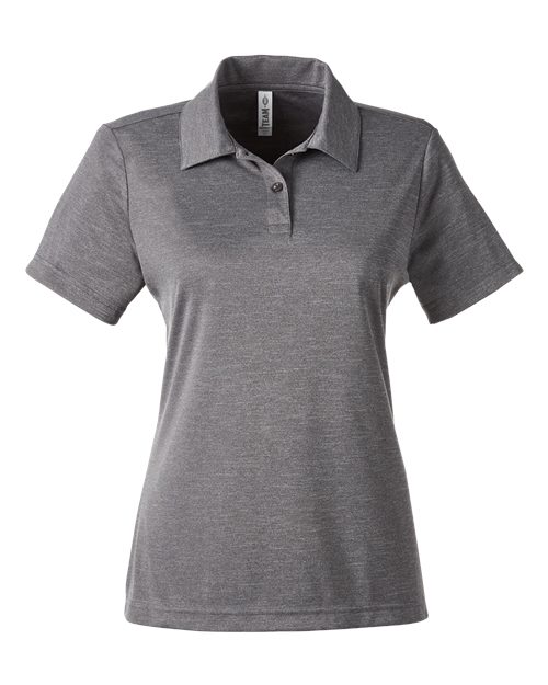 Team 365 Women's Zone Sonic Heather Performance Polo - Image 4