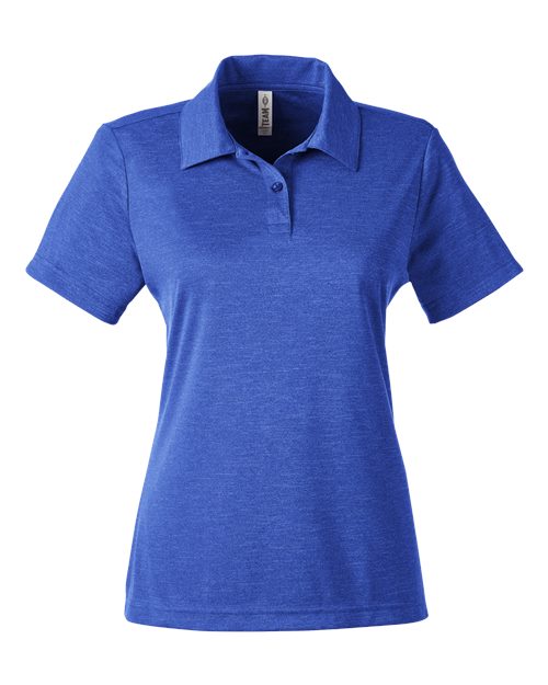 Team 365 Women's Zone Sonic Heather Performance Polo - Image 6
