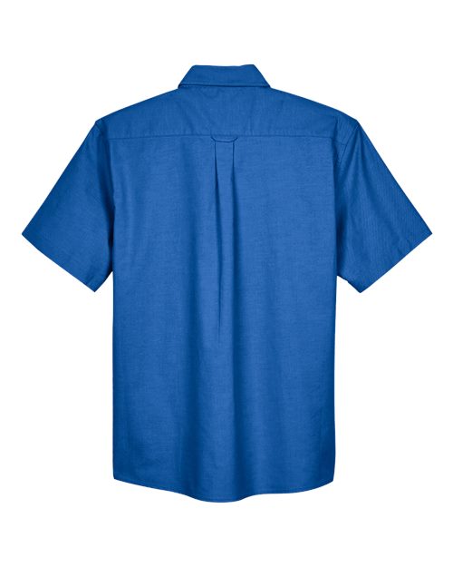 Harriton Men's Oxford Short Sleeve with Stain-Release - Image 6