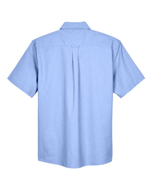 Harriton Men's Oxford Short Sleeve with Stain-Release - Image 7